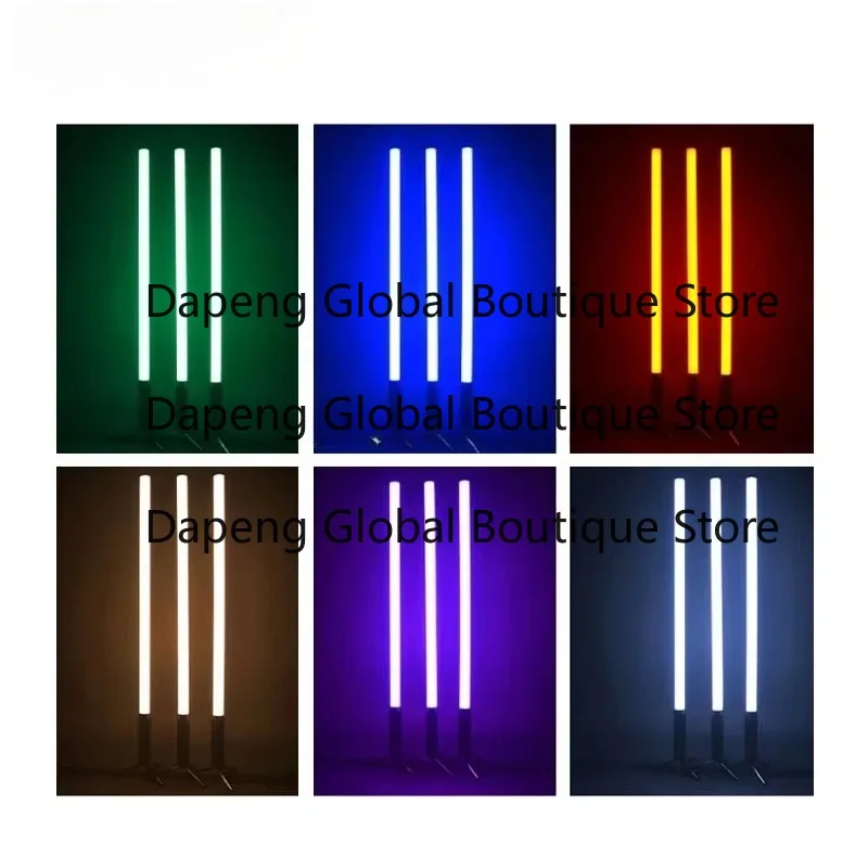 Wifi App Controlled 360 Degree RGBW Pixel LED Stage Lighting Tube Wireless Remote Decor Lamp