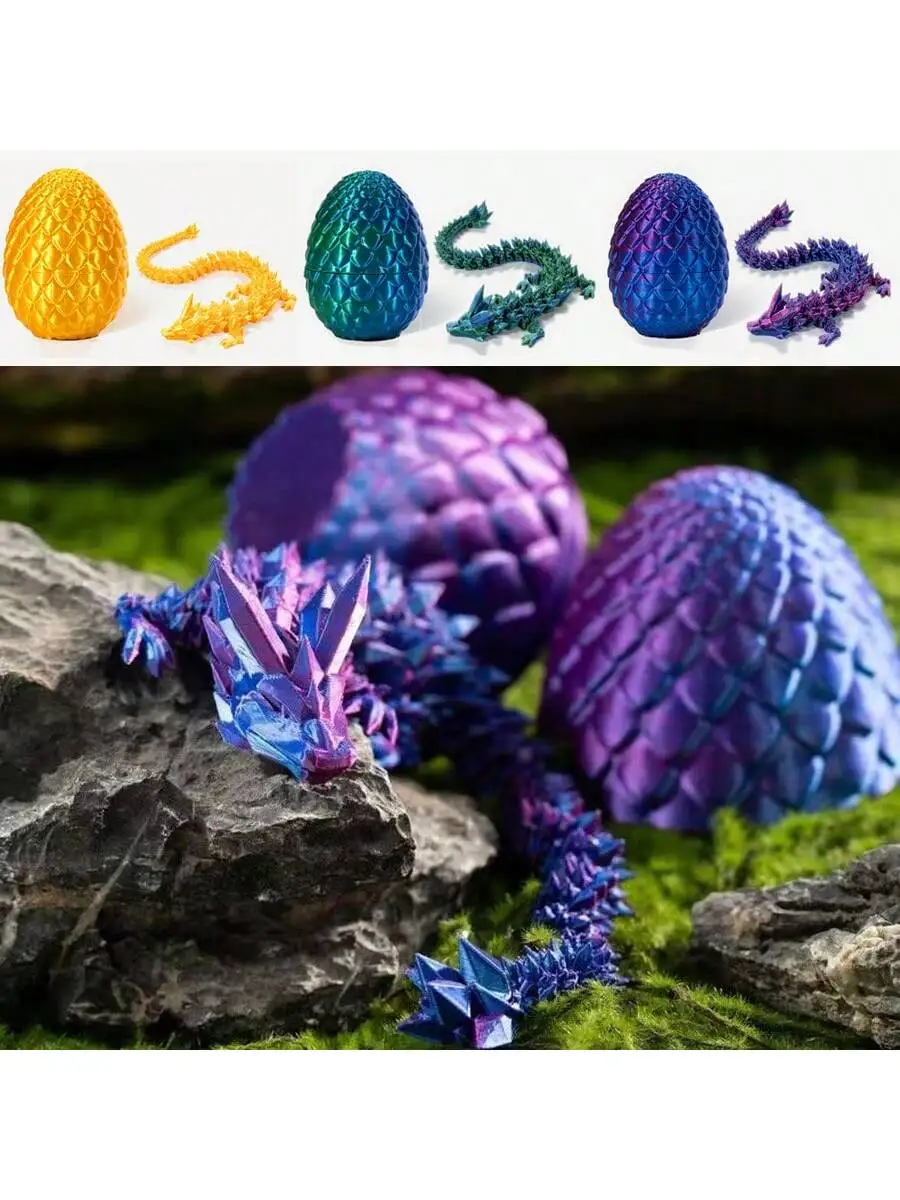 New 3D Printed Dragon Full Body Joints That Can Move Home Furnishings and Decorations Are Worth Collecting Creative Toys image 3
