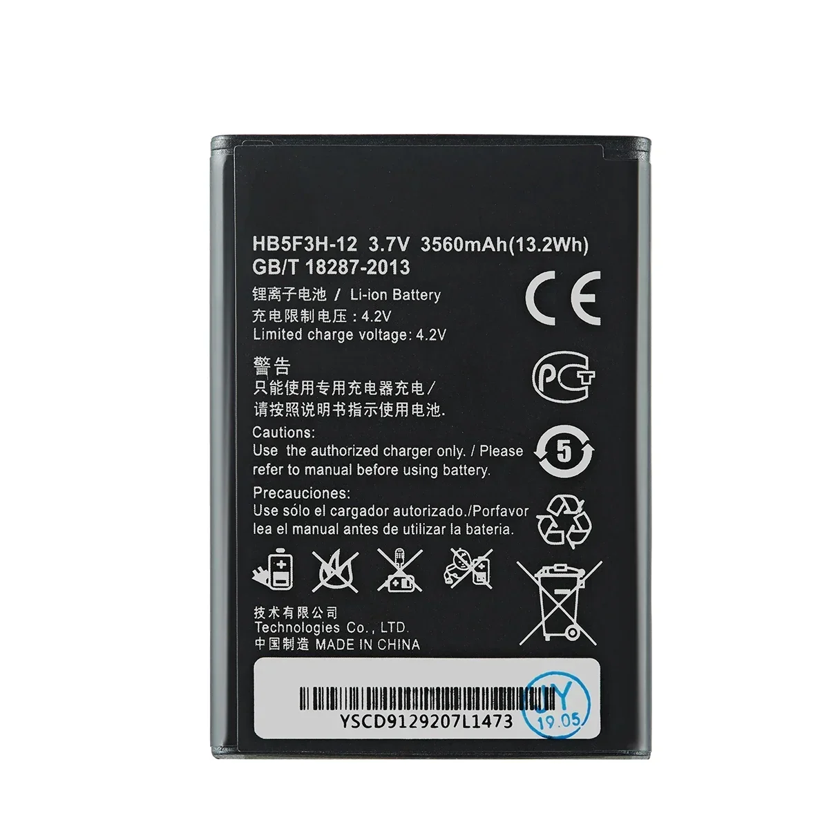 100% Orginal HB5F3H/HB5F3H-12 3560mAh Battery For Huawei E5372T E5775 4G LTE FDD Cat 4 WIFI Router