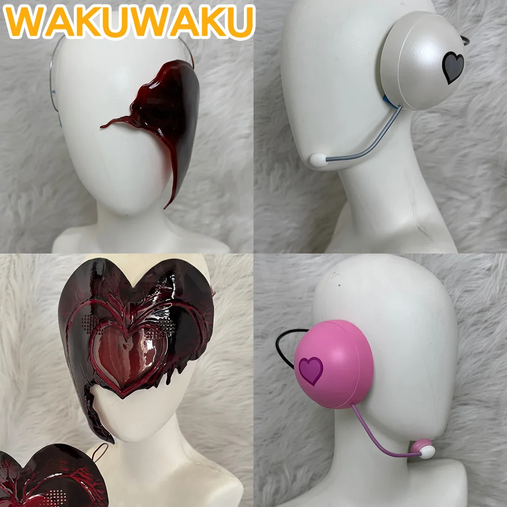 AUF LAGER Mizi ZOMST Maske Kopfhörer Anime Alien Bühnen-Cosplay Perücke WakuWaku Halloween ZOMST Zombie Bühne Sua R1 Zubehör Requisiten