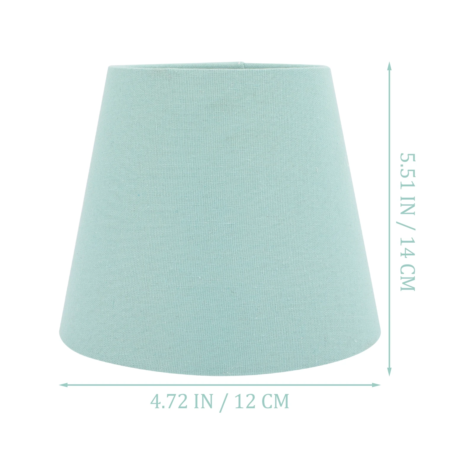

Lampshade Mint Cloth E14 Base Nightstand Chimney Table Light Shade Household Indoor Decor Lamp Cover Small Shades