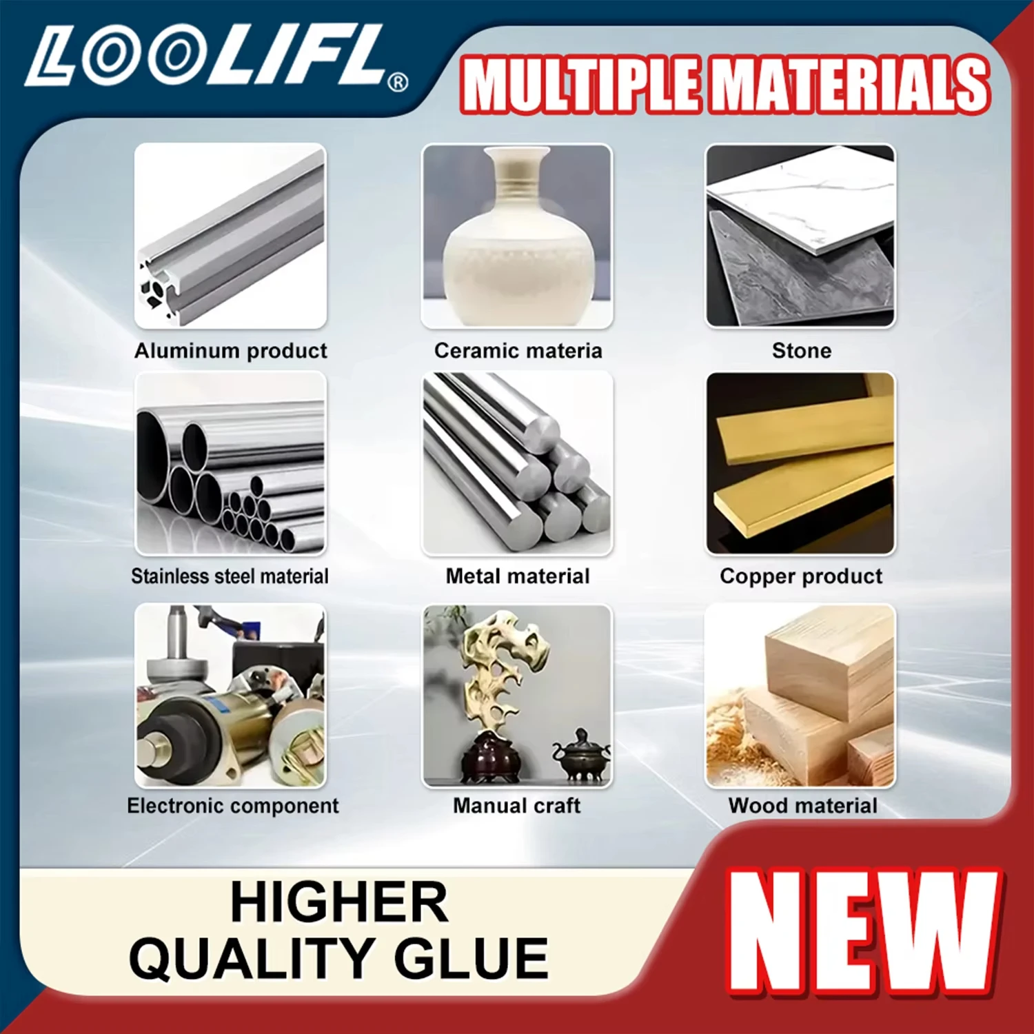 Loolifl High Strength Welding Glue Quick-Drying Super Glue Multi-Purpose Transparent Instant Adhesive Suitable for Wood, Metal, and Jewelry Bonding - view 5