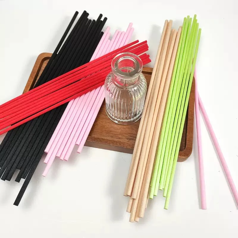 

19CMX3MM Colorfu Essential Oil Diffusion Fiber Rod for Home Decor Aromatherapy Fiber Sticks for Reed Diffuser 500pcs
