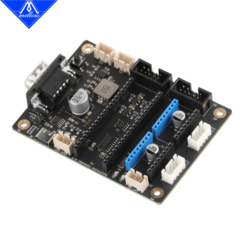 Karta rozszerzeń silnika Raspberry Pi Pico V2 do części drukarki 3D OpenTrickler firmy Eamars Design