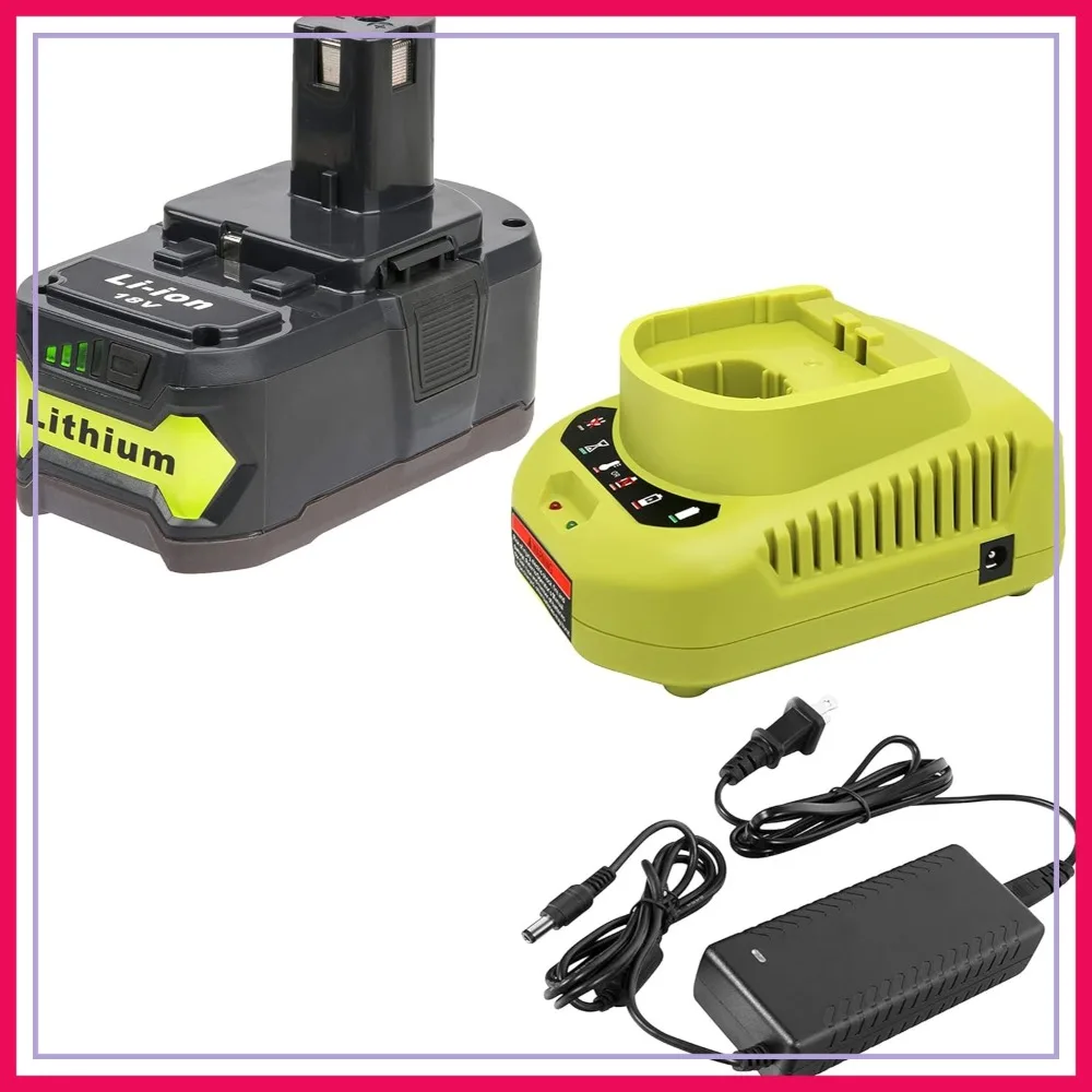 

18V Battery 5.0Ah and Charger Combo for Ryobi 18V Cordless Tools