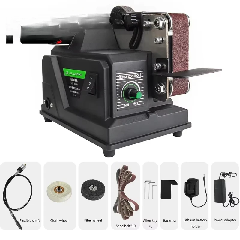 Mini Electric Belt Sander for Machinery & Industrial Equipment