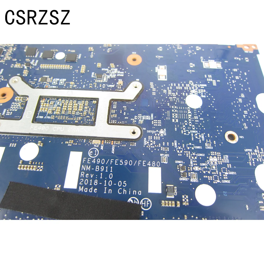 Imagem -03 - Placa-mãe para Laptop Lenovo Thinkpad E490 E590 E590 I58265u Cpu Fe490 Fe590 Fe480 Nm-b911 Testado ok