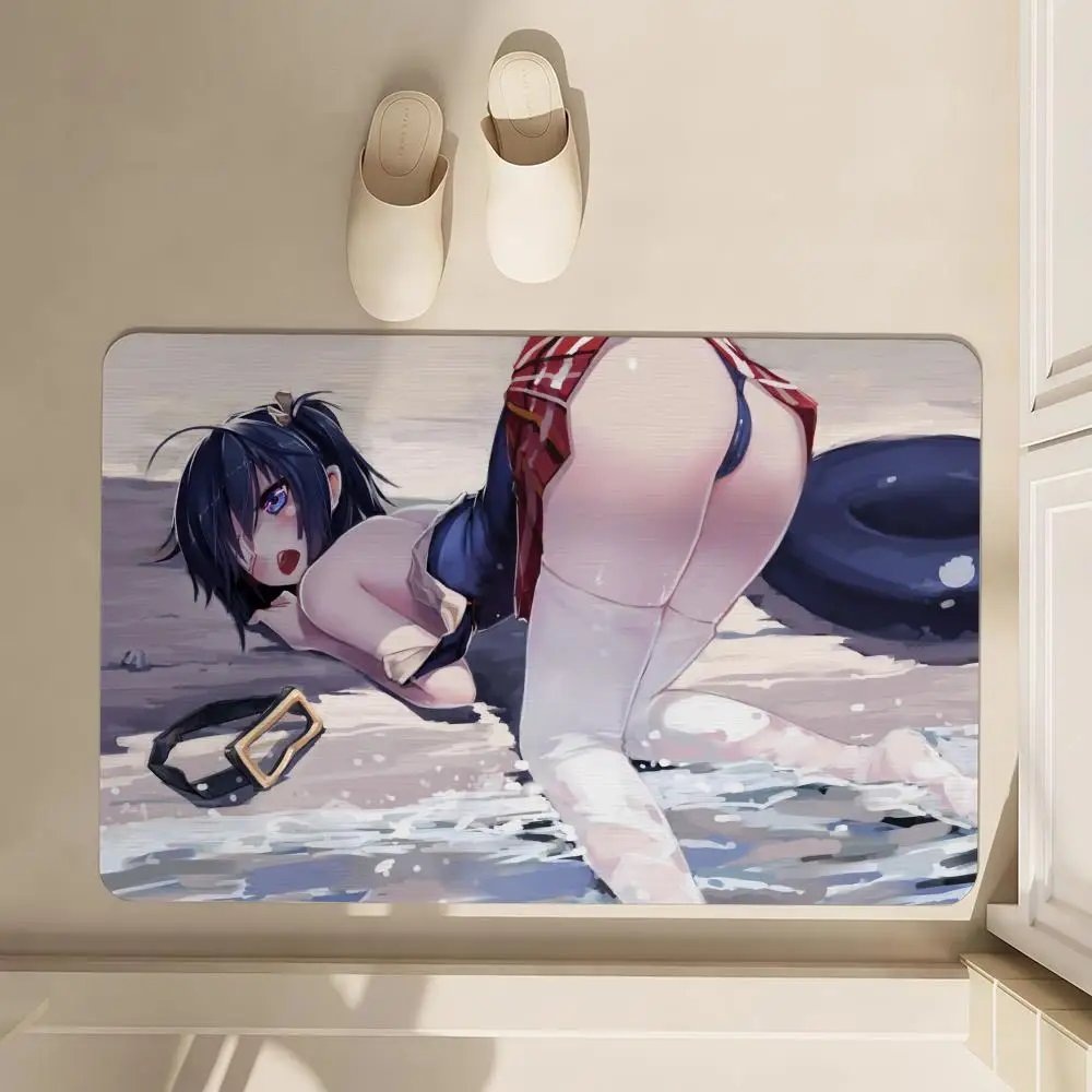 

Love Chunibyo Other Delusions Floor Mat Soft Diatom Bathroom Absorbent Floor Mat, Toilet Of The Bathroom, Household Floor Mat, D