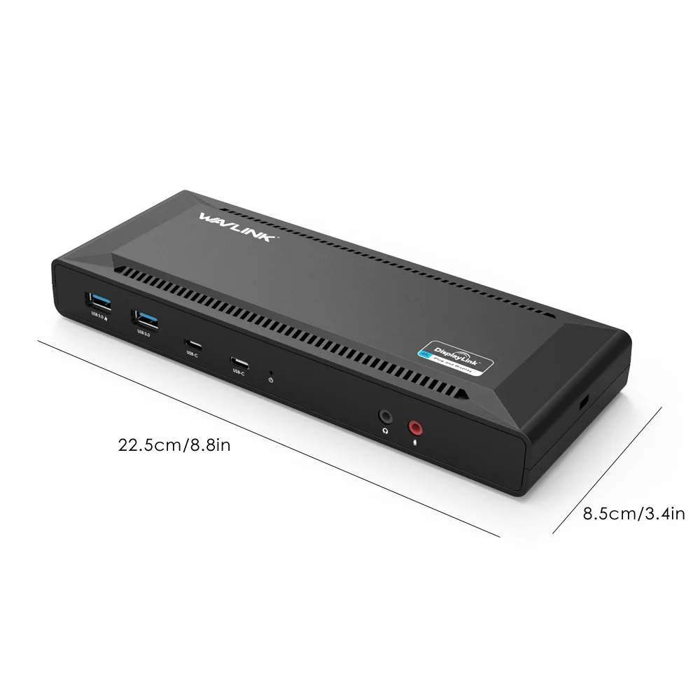 Wavlink-محطة إرساء متعددة الوظائف ، USB C Hub ، Dp 4K @ 60Hz ، HDMI TV ، USB Type C ، 14 في 1