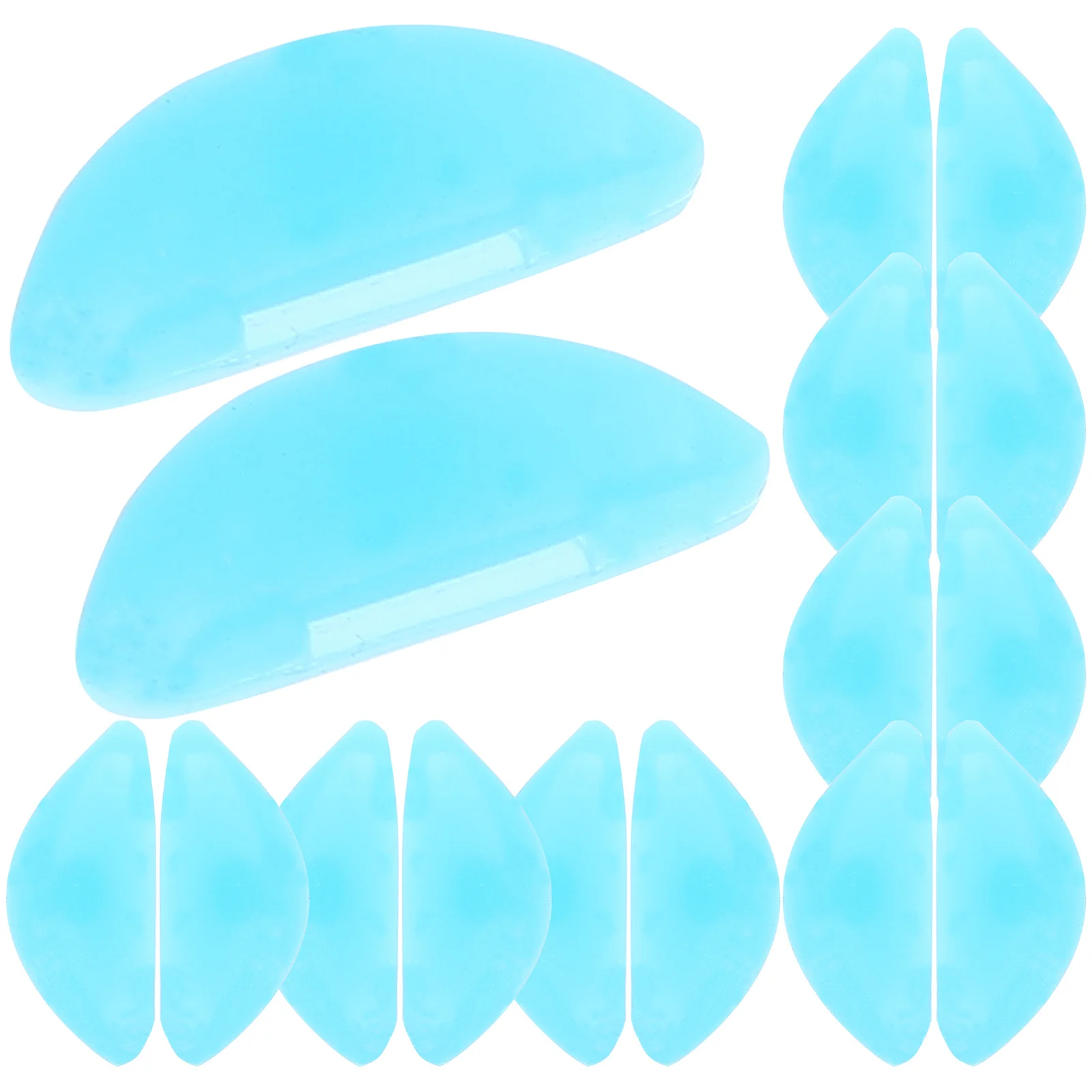 10Pairs سيليكون مخدات أنف للنظارة للنظارات النظارات وسادة الأنف المضادة للانزلاق دعم الراحة صالح الإطار البصري استبدال الإمدادات #3