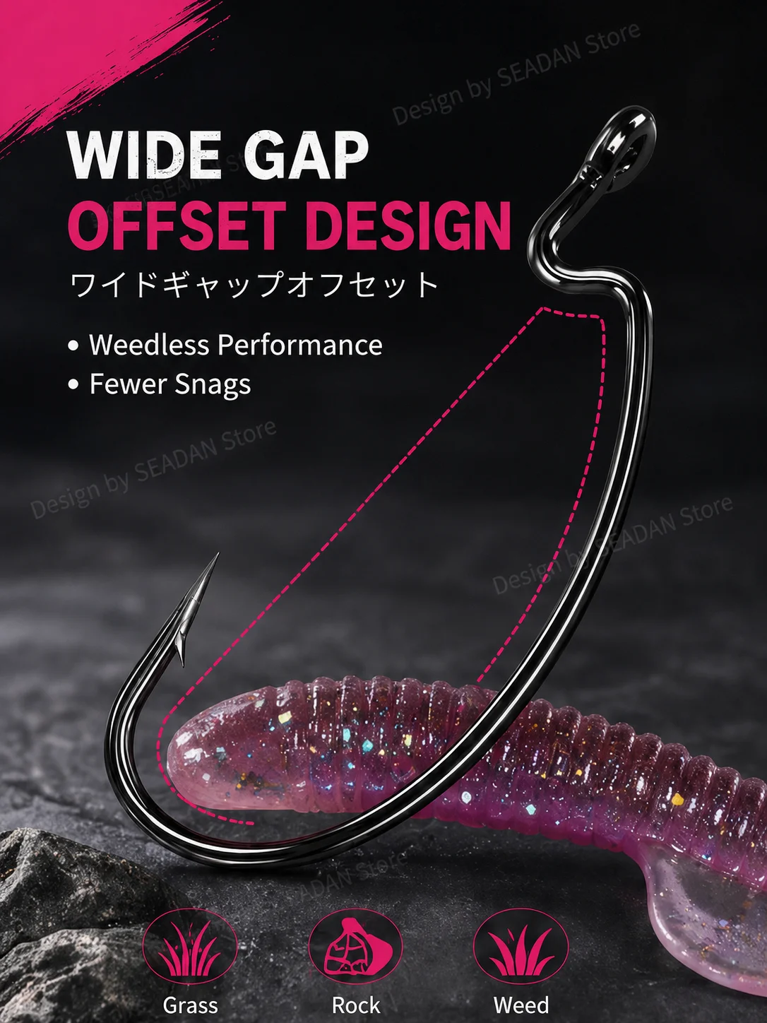 Hopeblaze 10PCS Wide Gap Offse - đánh giá và giá Fishing Hook Offset