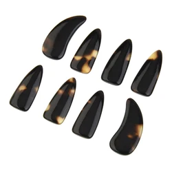 8PCS/Set Guzheng Picks Celluloid Nails Finger Pick Musical String Instrument Accessories For Children Younger Replacement Parts