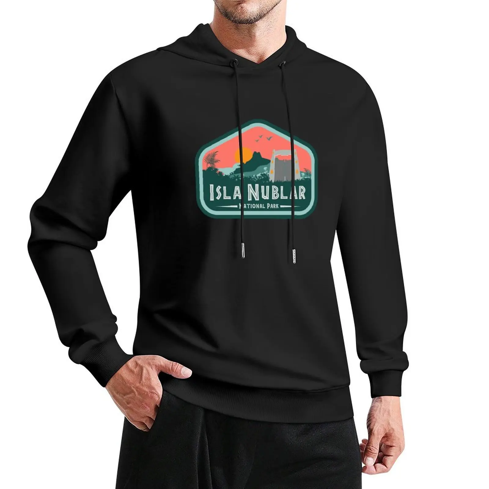 Isla Nublar Pullover Hoodie mens clothing mens clothes new features of hoodies & sweatshirts