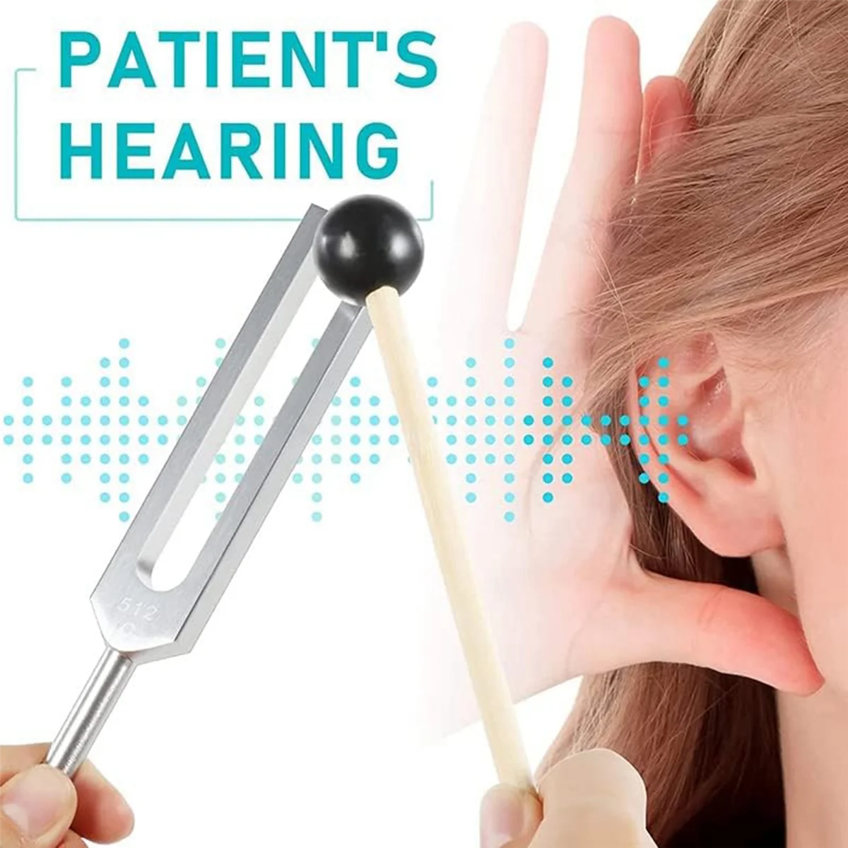 Set diapason (128Hz, 256Hz, 512Hz), diapason per strumenti Chakra/ Healing/ Sound Therapy