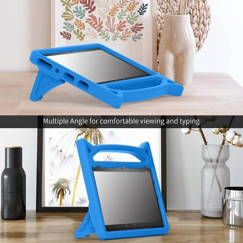 HX6A for Fire 10 Flexible Pad for Case with Kickstand Soft Full Body Shockproof C
