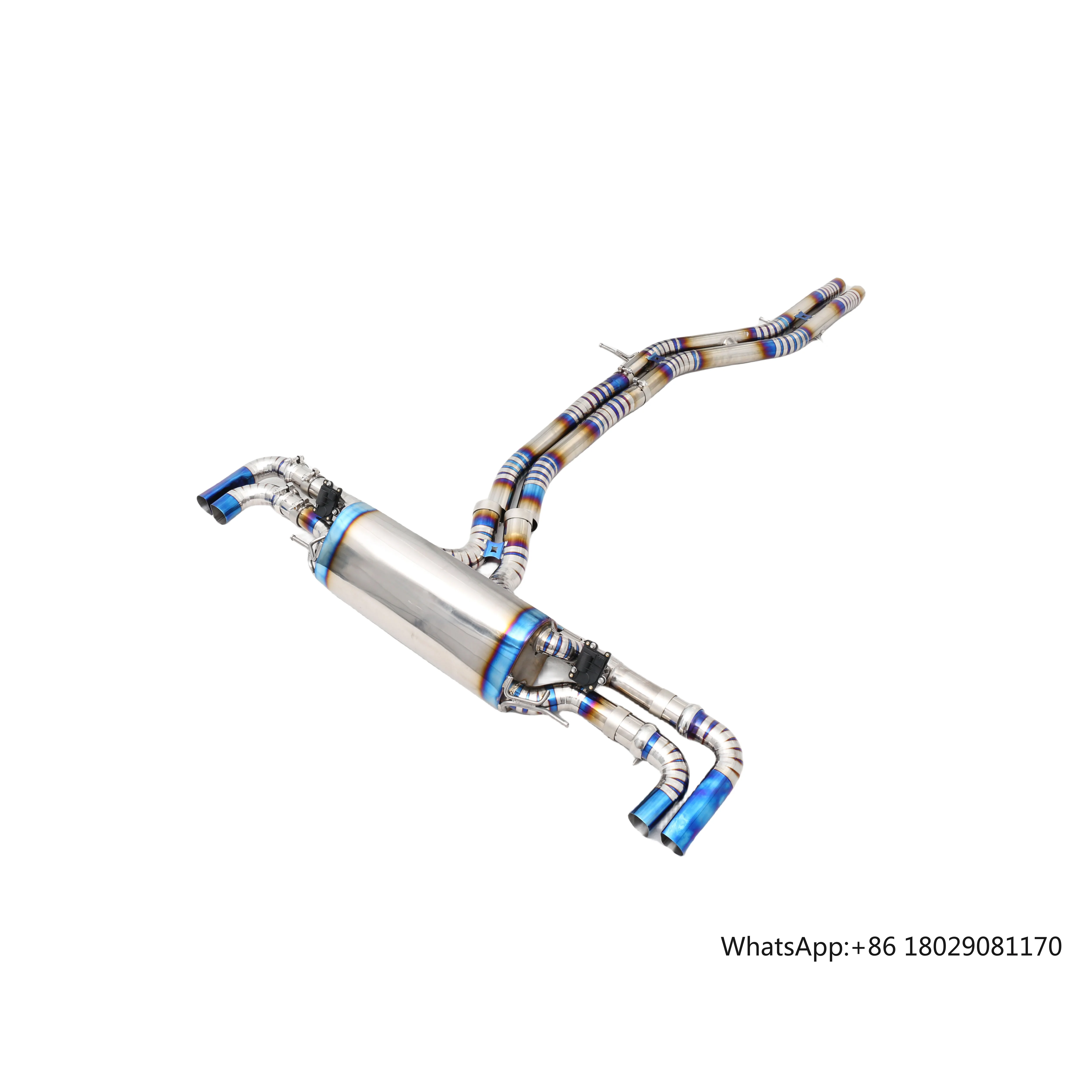 

Stainless Steel / Titanium Valvetronic Catback Exhaust System For Audi RSQ8 4.0T EA825