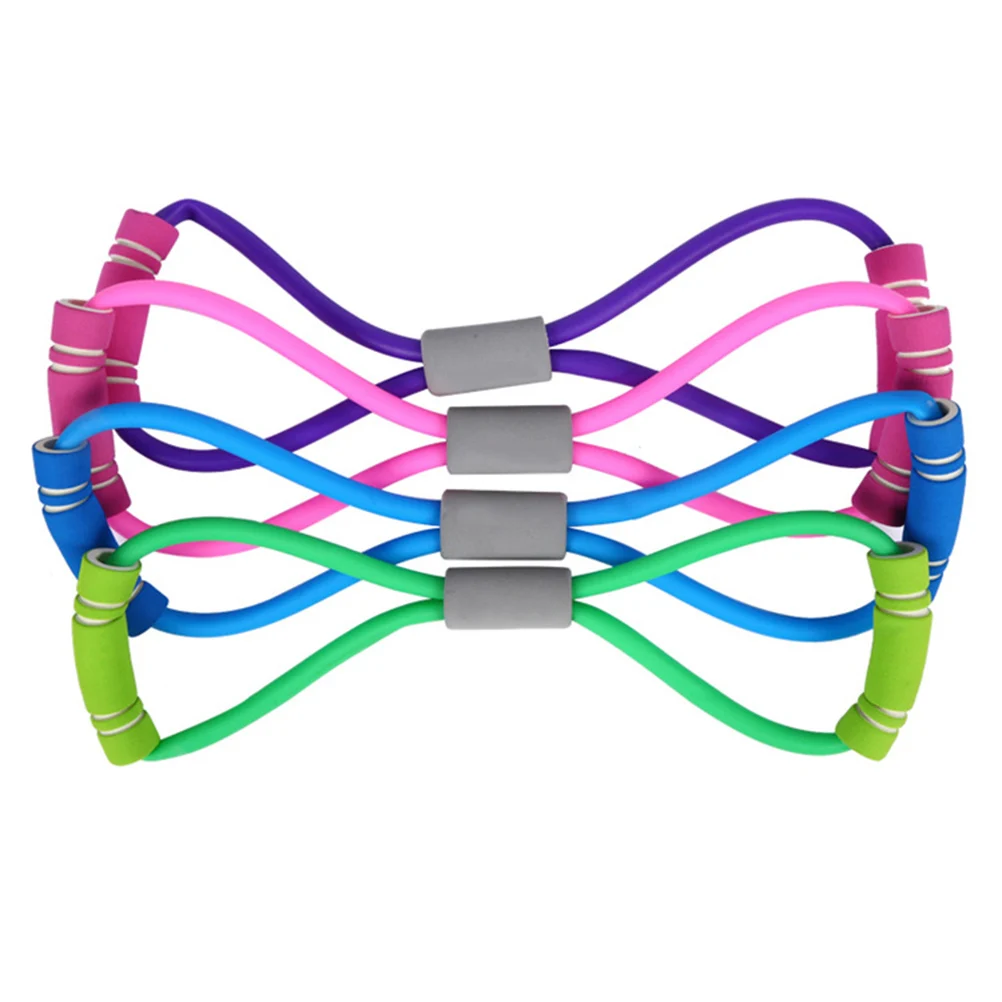 

3 Pcs Resistance Tensioner Elastic Rope Exercise Bands for Legs Emulsion Fitness