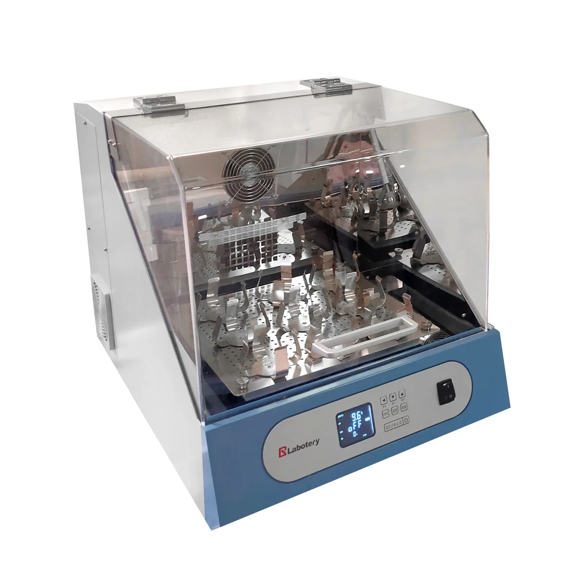 Mini Cell Laboratory Thermo Shaker Incubator Compact Rotary Orbital Oscillation Heat Cool Scientific Research Equipment Miulab