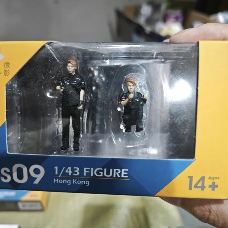 In Voorraad Echt 1/43 Hongkong Karakter Set Scène Accessoires Actie Anime Figuur Modle Ornament Speelgoed