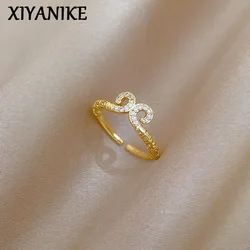 XIYANIKE Gold Color Black Myth Wukong Finger Rings For Women Fashion New Year Jewelry Valentine's Day Gift Party anillos mujer
