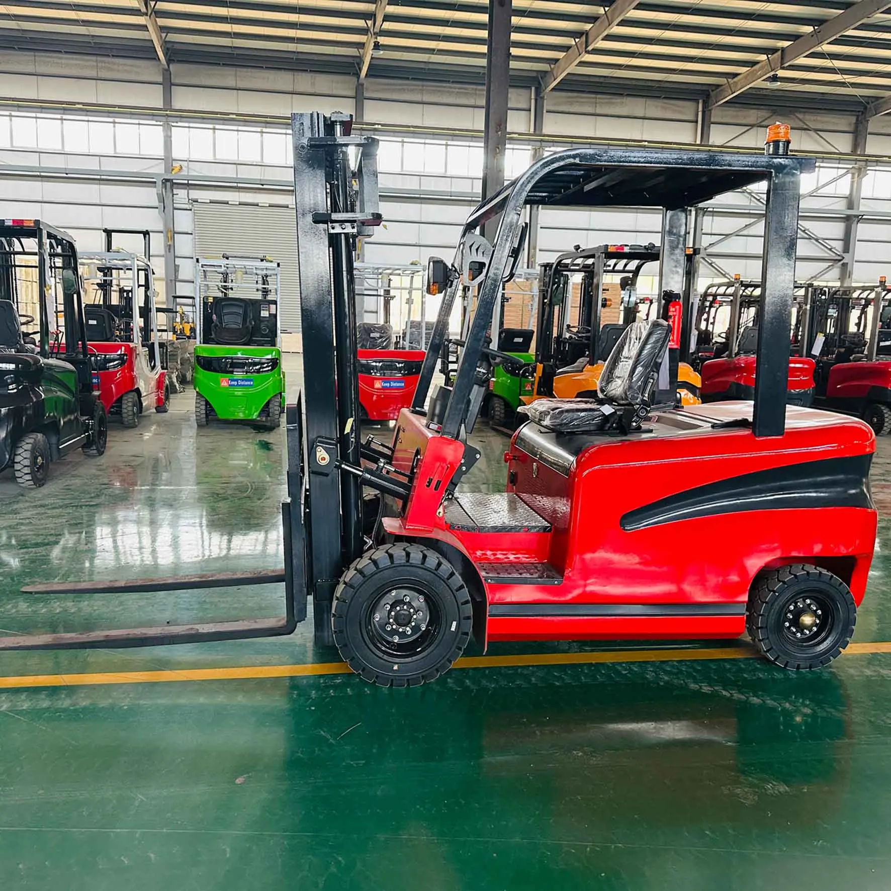 CE Certified Mini Compact Electric Forklift 1Ton 2.5Ton for Farm Warehouse Workshop 4 Wheel Pallet for Restaurant Industries