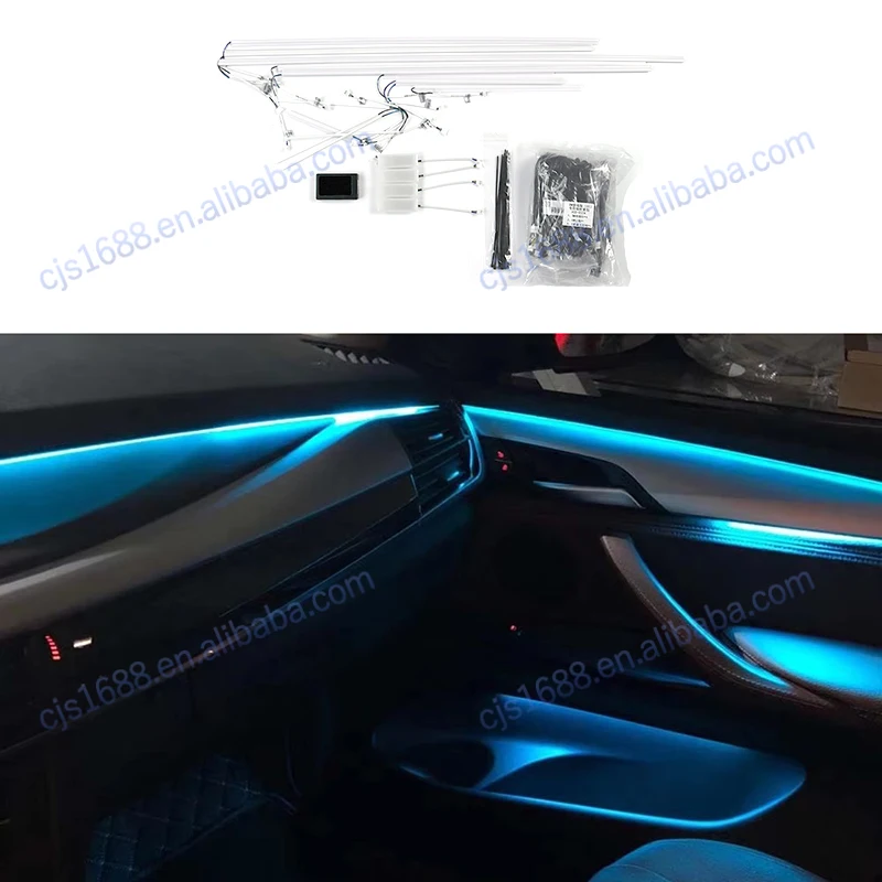 

High Quality Car Interior Atmosphere Light LED Strip Light for BM W X5/X6 F15 Enhanced Luminous Ambient Light Decoration Refit