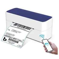 PM-241-BT Shipping Label Printer 4x6 Thermal Label Printer for Shipping Packages & Small Business, Wireless Label Printer