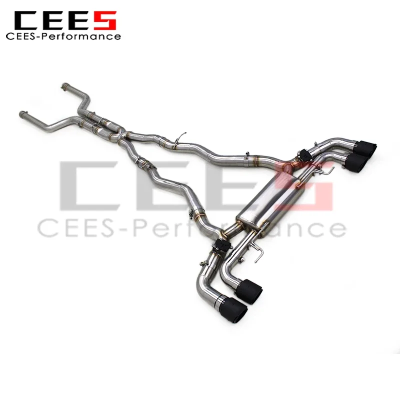 CEES Catback Exhaust for BMW M8 Convertible  M8 F91 F92/M8 Gran Coupe F93 4.4T 2019-2024 Stainless Steel Exhaust Muffler