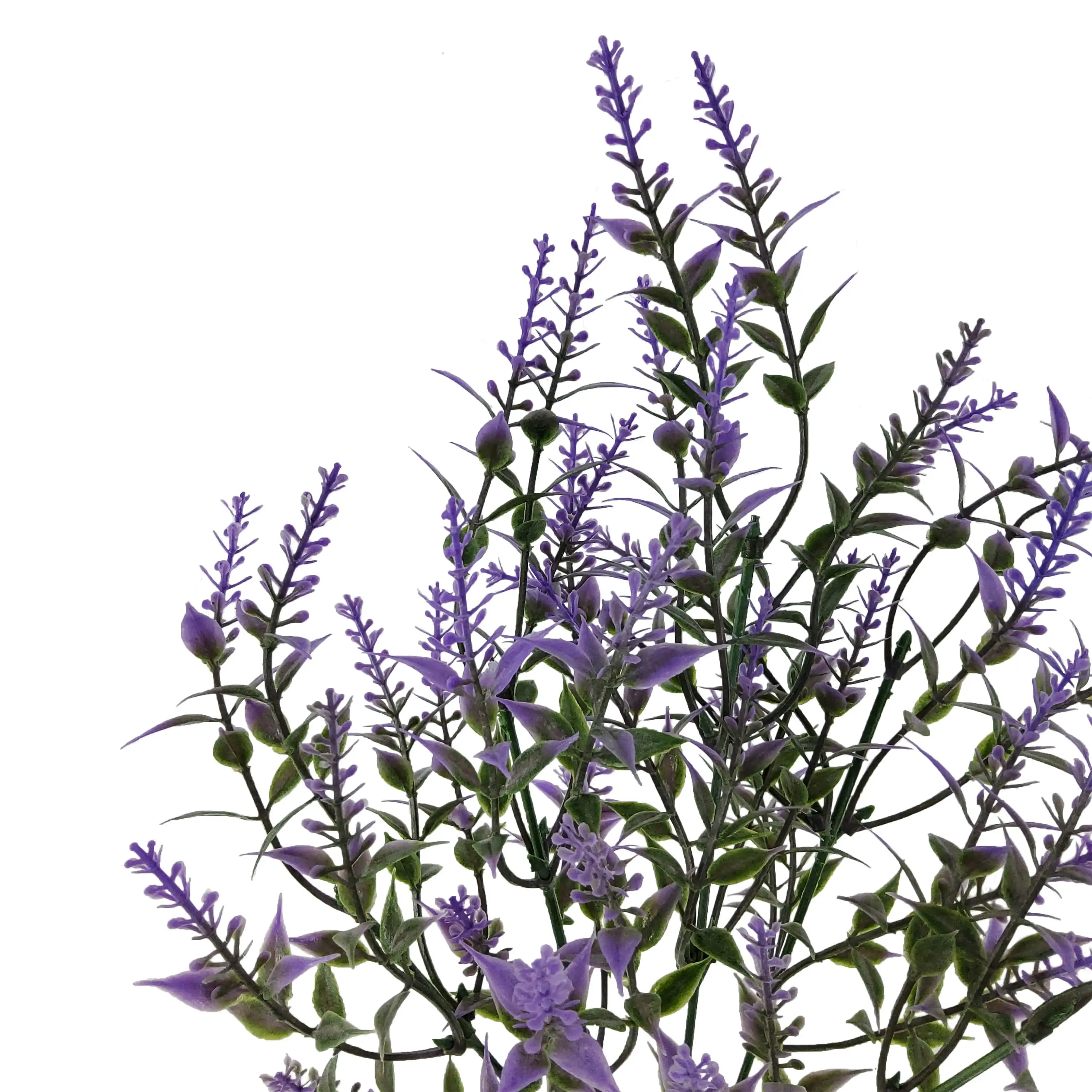Indoor Artificial Flower Lavender Pick, Purple Color, Assembled Height 13.5"