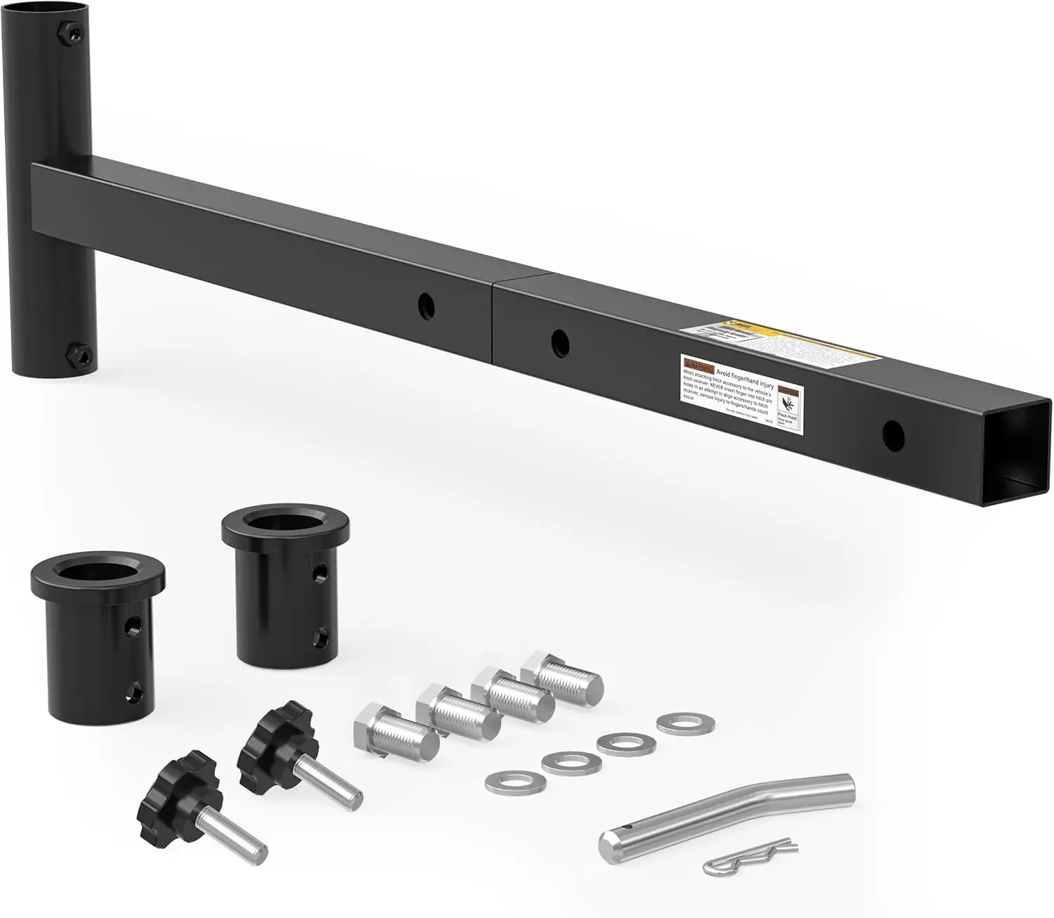 

50102 Hitch Mount Umbrella Holder - Fits 2" Class III & IV Receivers - Heavy Duty Steel Holder for 1-3/8" to 2" Diameter