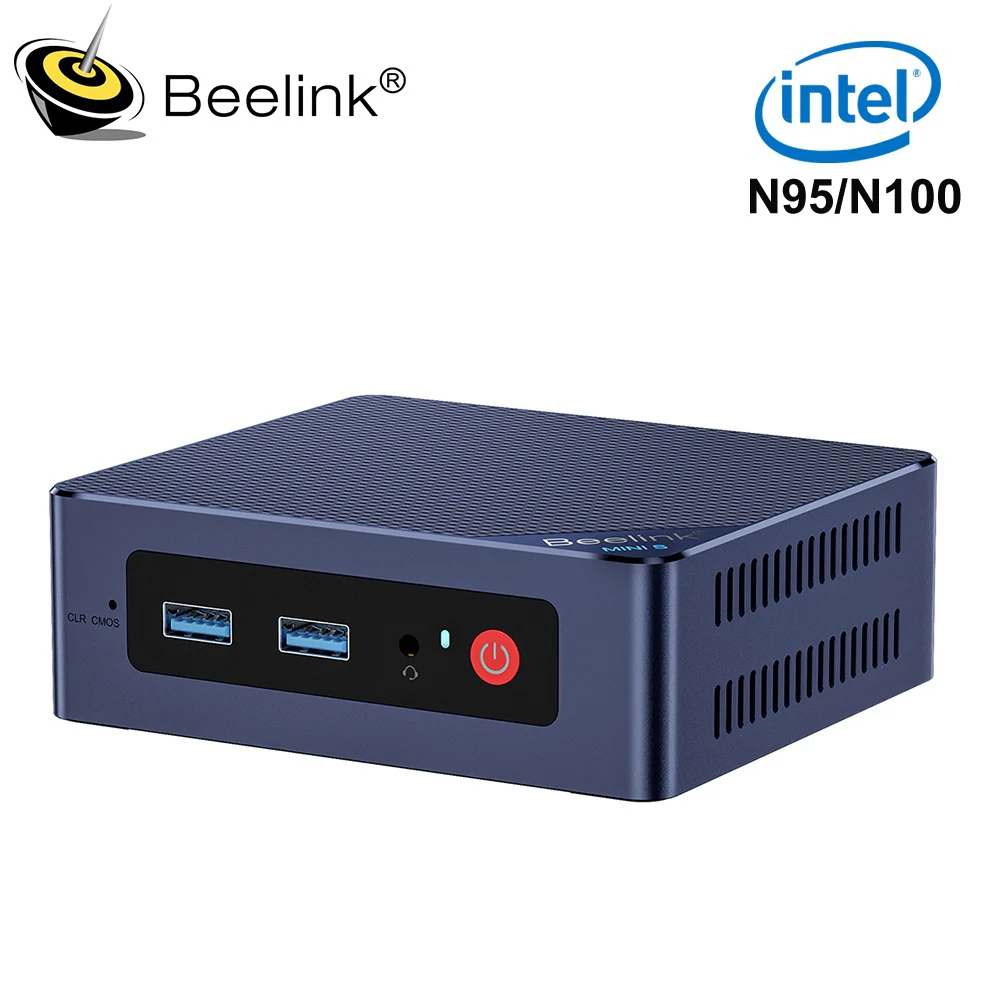 Beelink U59 Windows 11 미니 PC Intel 11th Gen N5095 DDR4 16GB 512GB 8GB 256GB SSD 5.8G 듀얼 Wifi BT4.0 1000M LAN 미니 컴퓨터