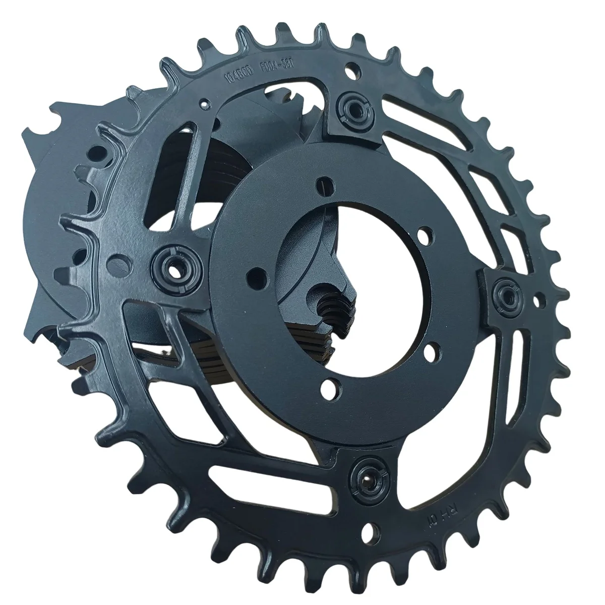 104BCD Chainring Spider Converter for Bafang for Bafang BBS01 BBS02 G340 Replacement Chainring Adapter Ebike Parts-36T