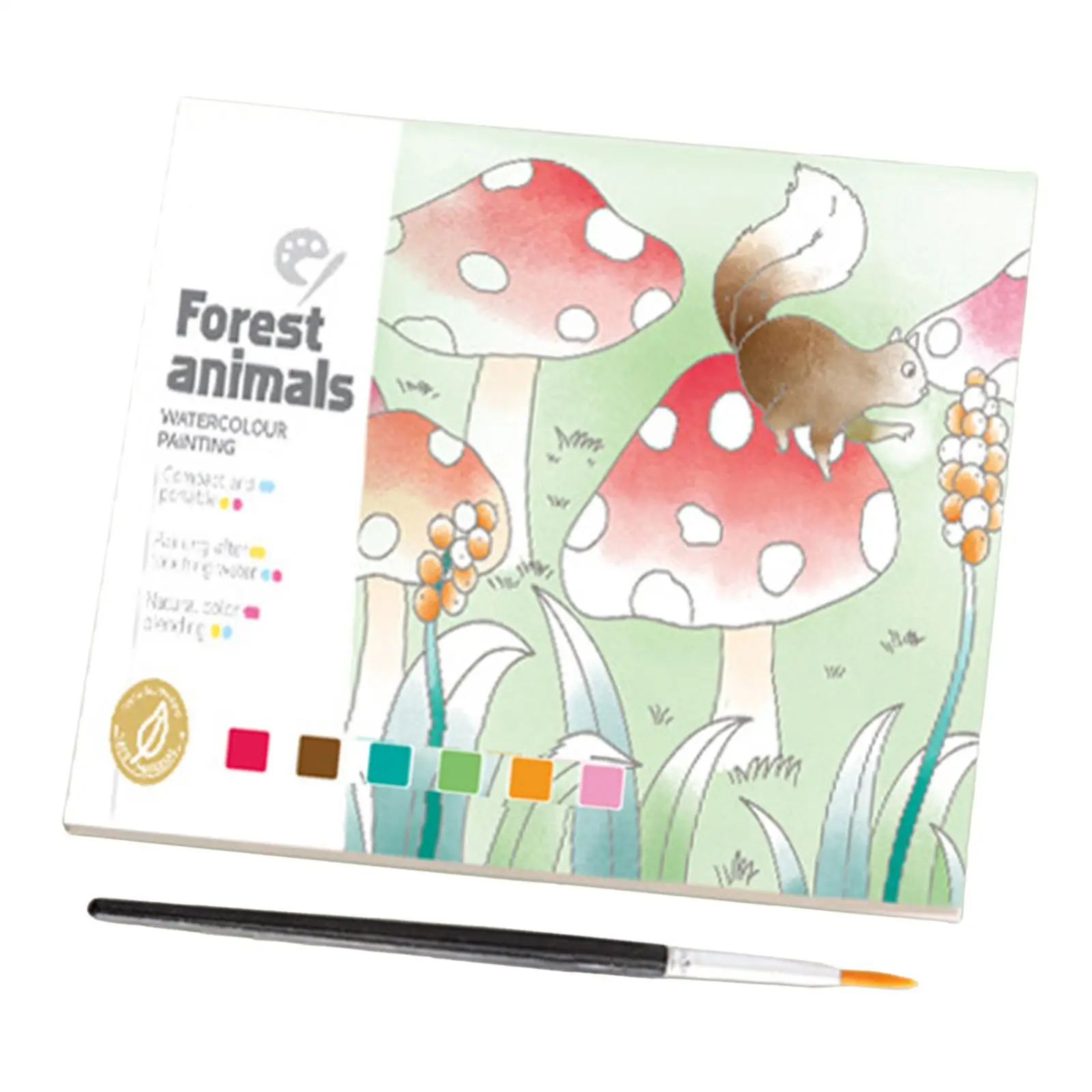 Libro de pintura de acuarela, juguete de dibujo que mejora la creatividad y la concentración para niños