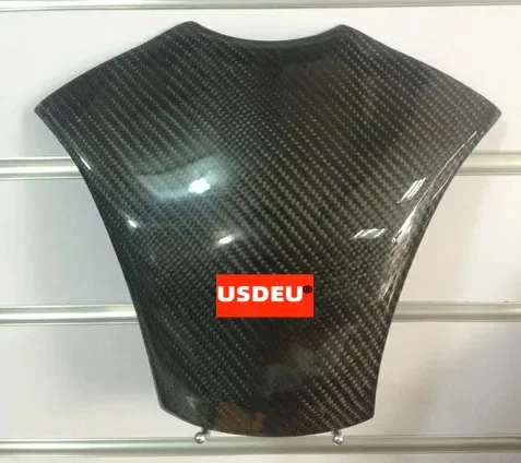 USDEU Carbon Fiber Fuel Gas Tank Cover Protector For HONDA CBR600RR 2007-2012 07 08 09 10 11 12  corbon tank protector