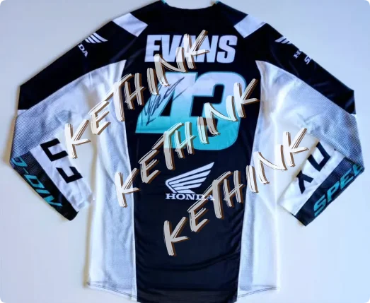 قميص هوندا للدراجات النارية سريع الجفاف، قميص ركوب الخيل بأكمام طويلة قابل للتنفس Y2K للدراجة الترابية وسباق الجبال، معدات يومية