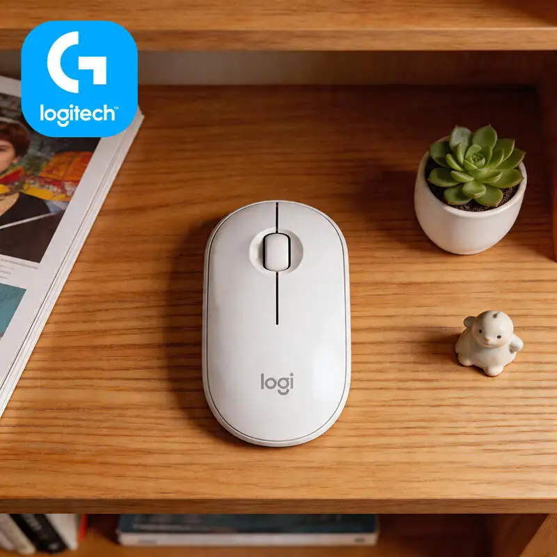 Logitech M350 Portable Silent Mouse - Thin Build, 90% Noise Reduction, 1000 DPI, 10m Range, Windows macOS Fit