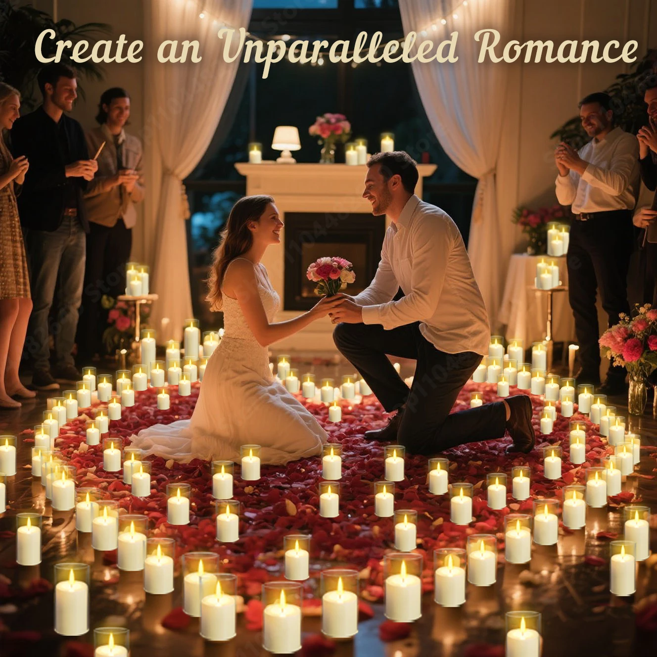 10-30Pcs LED Pillar Candles Wedding Flameless Candle with Battery Powered Flickering Candle Concert Birthday Party Table Decor