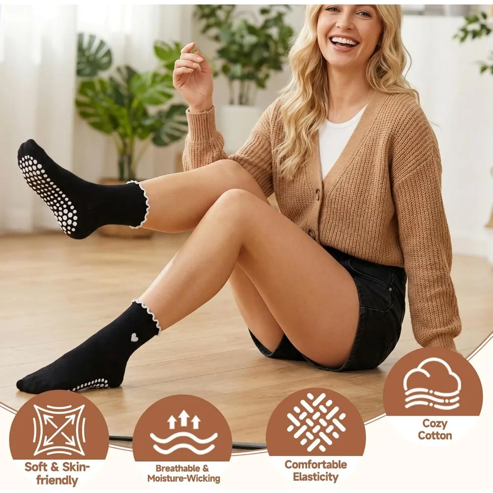 Stylish Yoga Socks with Non-Sl - đánh giá và giá Grip Sock Yoga