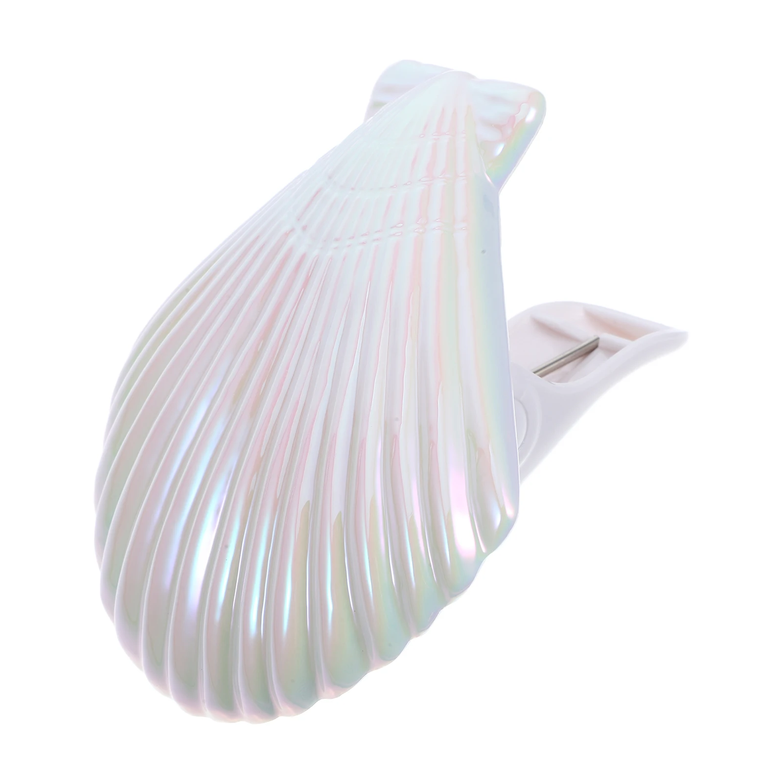 

Shell Shaped Beach Towel Clip Windproof Holder Pool Chair Accessory Multi-Function Drying Clamp Lightweight Portable Plastic
