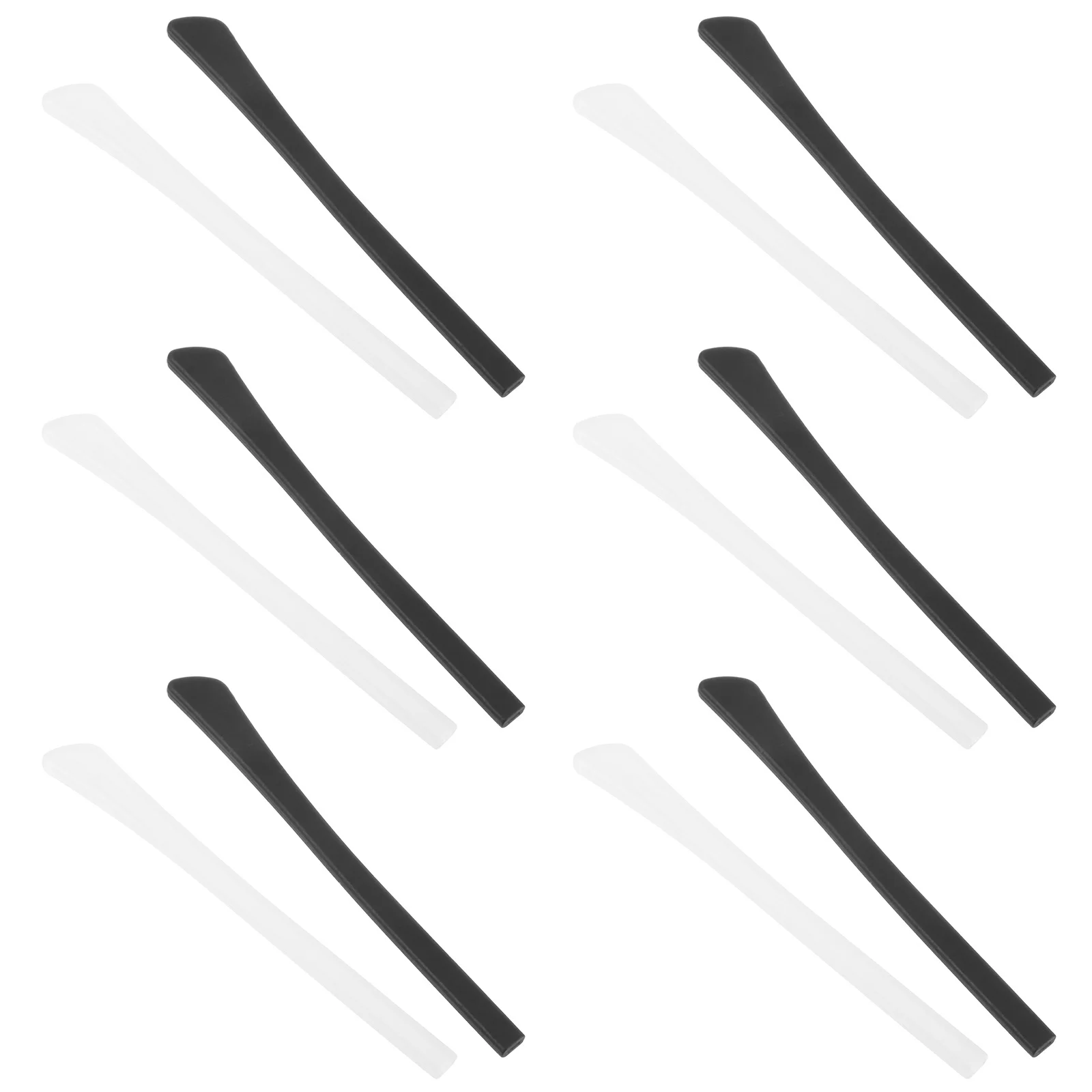 

Eyeglass Temple Tips Silicone Anti-Slip Ear Grips Sweat Resistant Glasses Stem Covers For Reading Sunglasses Office Use