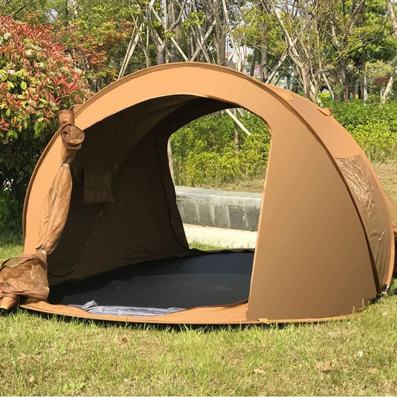 

Водонепроницаемая палатка для кемпинга на открытом воздухе, автоматическая быстрораскладная палатка-тент в форме лодки, многофункциональное снаряжение для активного отдыха