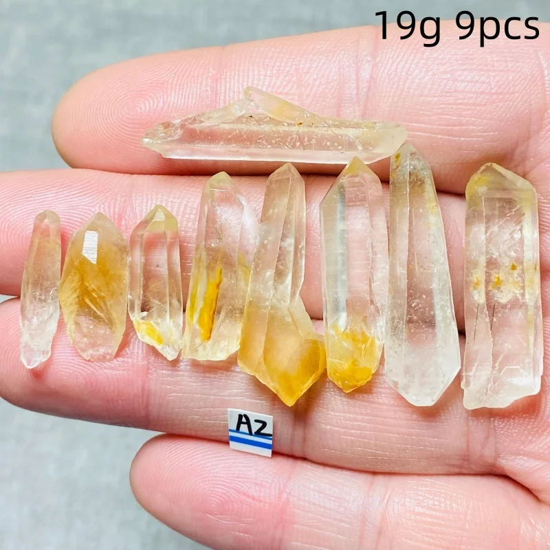 Lemurian Seed Crystal Wand High Vibration Raw Healing Stone Natural Clear Quartz Point Reiki Healing Spiritual Growth