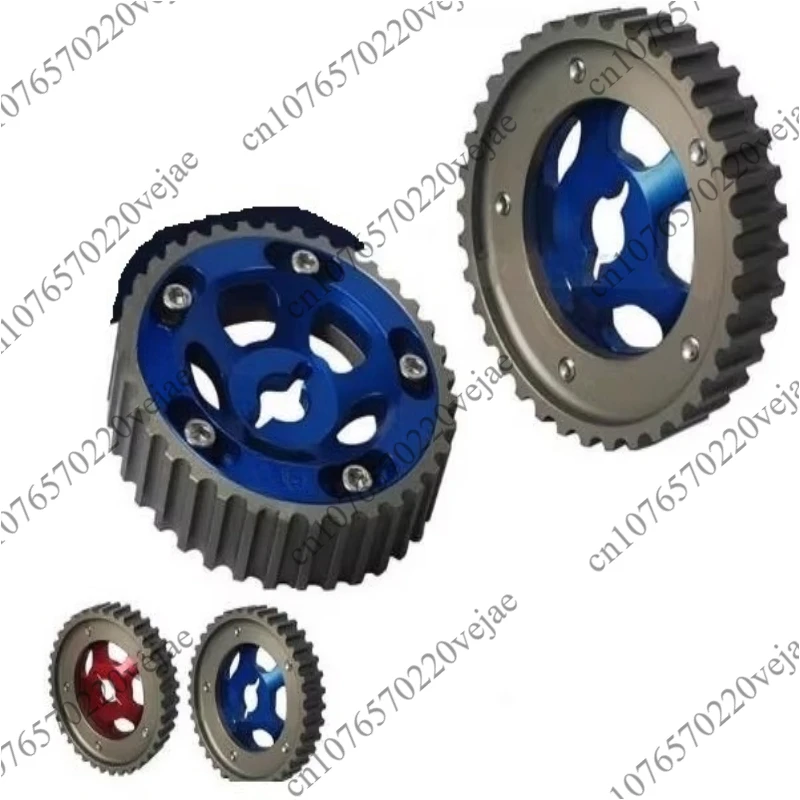 Modified aluminum alloy synchronous wheel, lightweight pulley disc gear suitable for Toyota 4AGE 20V 84-89C combination pair