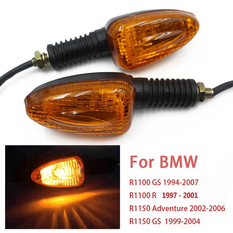 Motorcycle Front And Rear Turn Signal Light Indicator Blinker For BMW R1100GS 1994-2007 R1100R 1997-2001