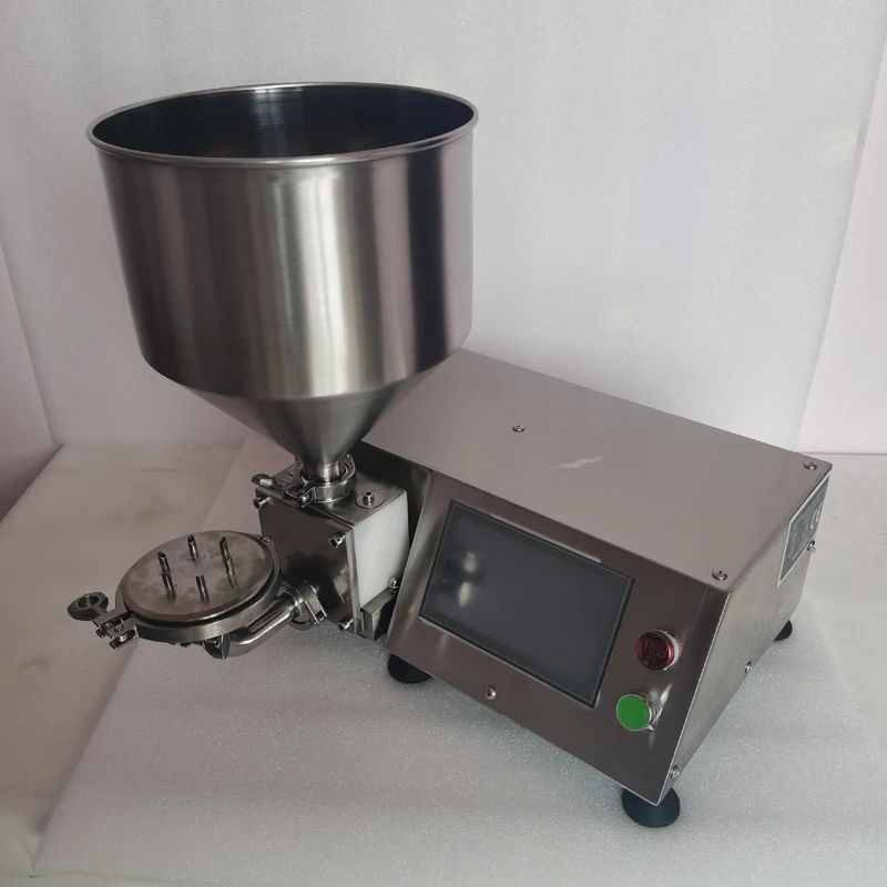 PBOBP Pneumatic Jam Butter Puff Core Injection Bread Filling Machine Used for Biscuit Bread Pastry with Different Head Options