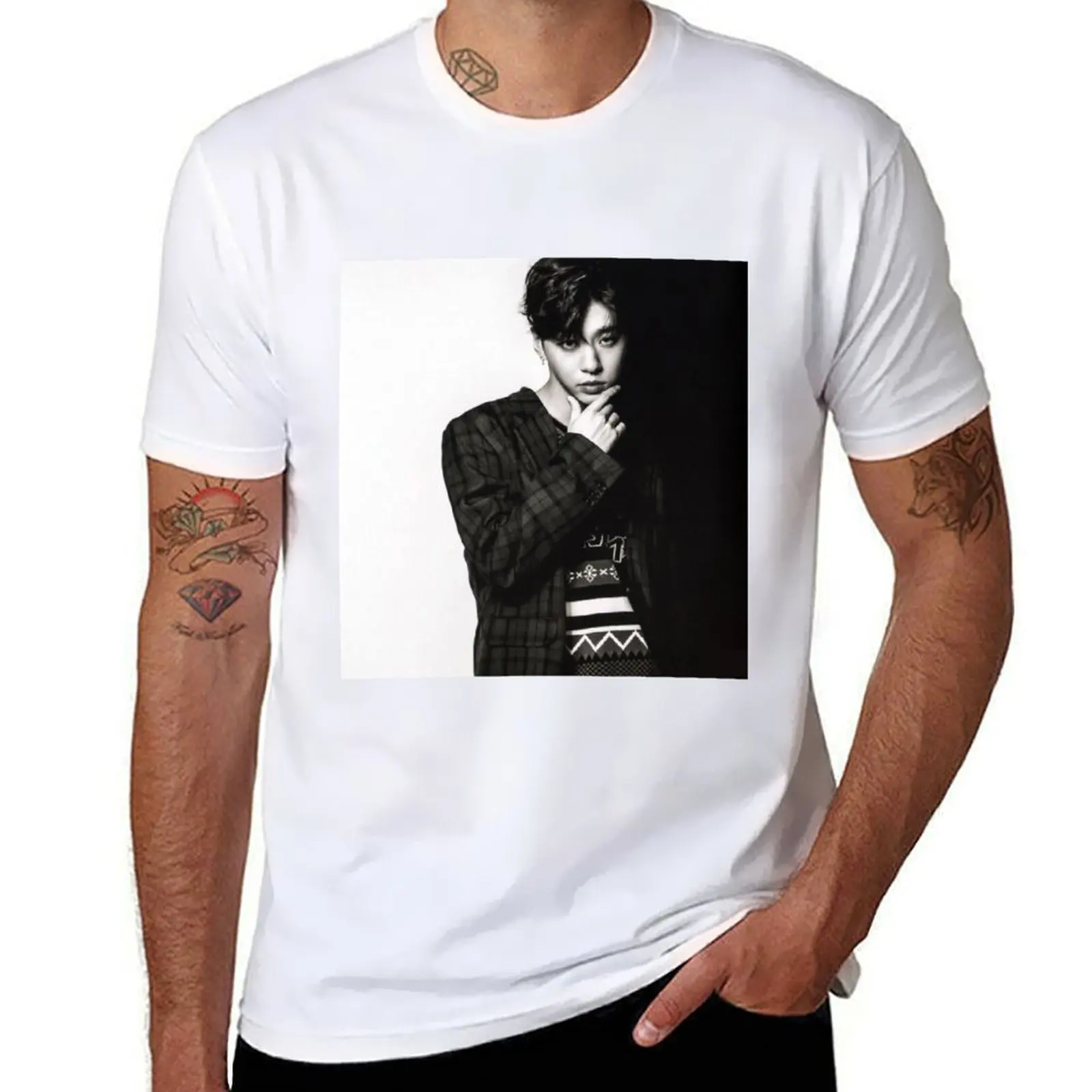 

Yongguk T-Shirt man t shirt heavy cotton t shirts designer T-Shirt