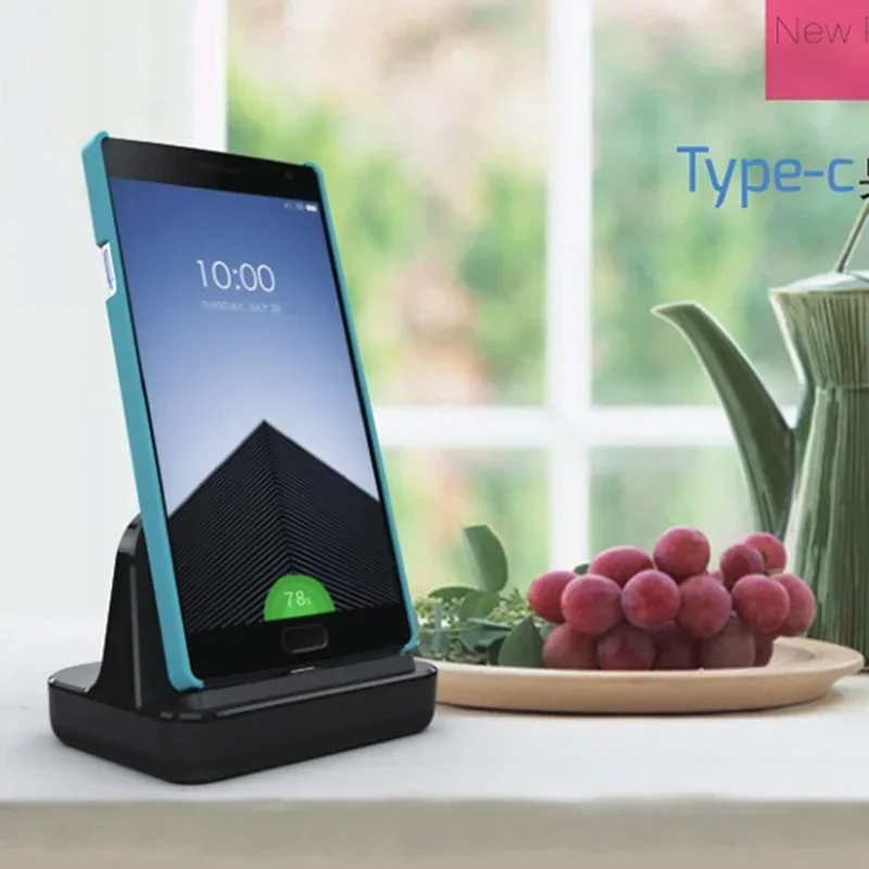 Typ-C-Dock-Ladegerät Laden Desktop USB C 3,1 Cradle Station für Android-Handy