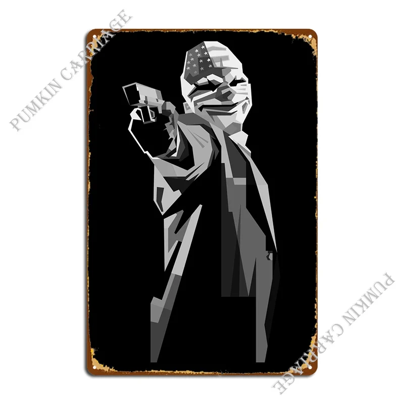 

Clown Metal Sign Mural Classic Vintage Garage Tin Sign Poster