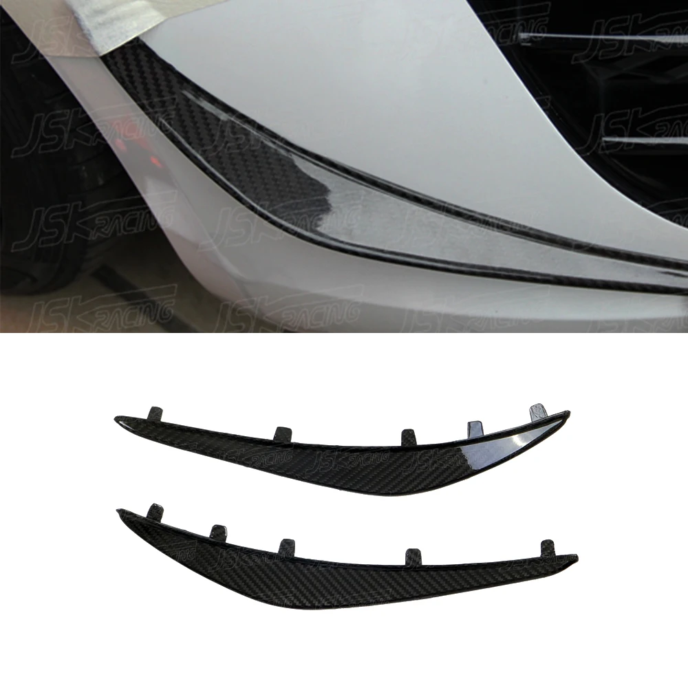 

Dry G Style Carbon Fiber Front Bumper Canards For Audi R8 V8 V10 2008-2015