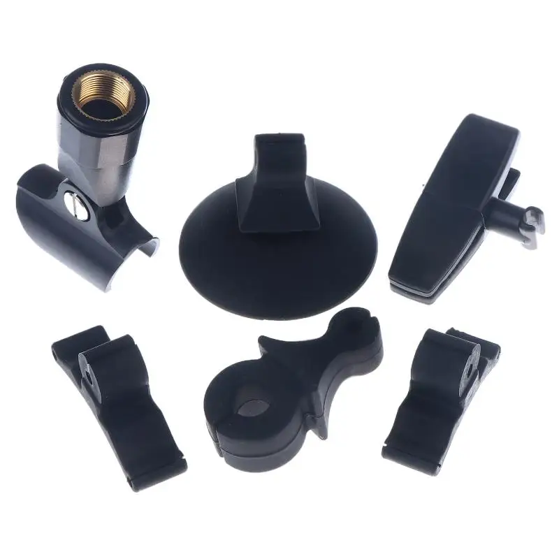 Зажим для инструментального микрофона, держатель для микрофона, аксессуар для микрофона, простая установка, прочный конденсаторный микрофон, зажим для скрипки